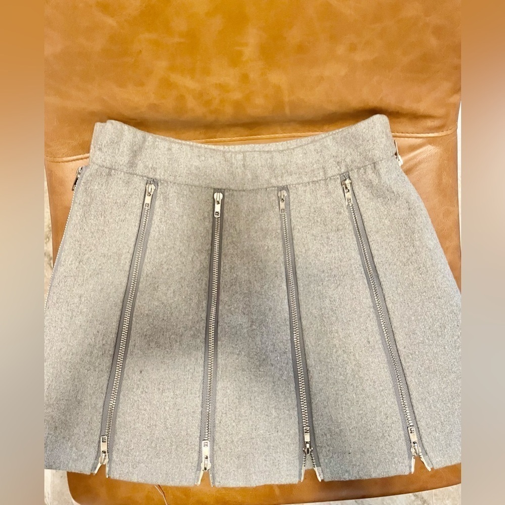 Zara Plaid Pleated Zipper Mini Skirt RARE 🔥🔥
